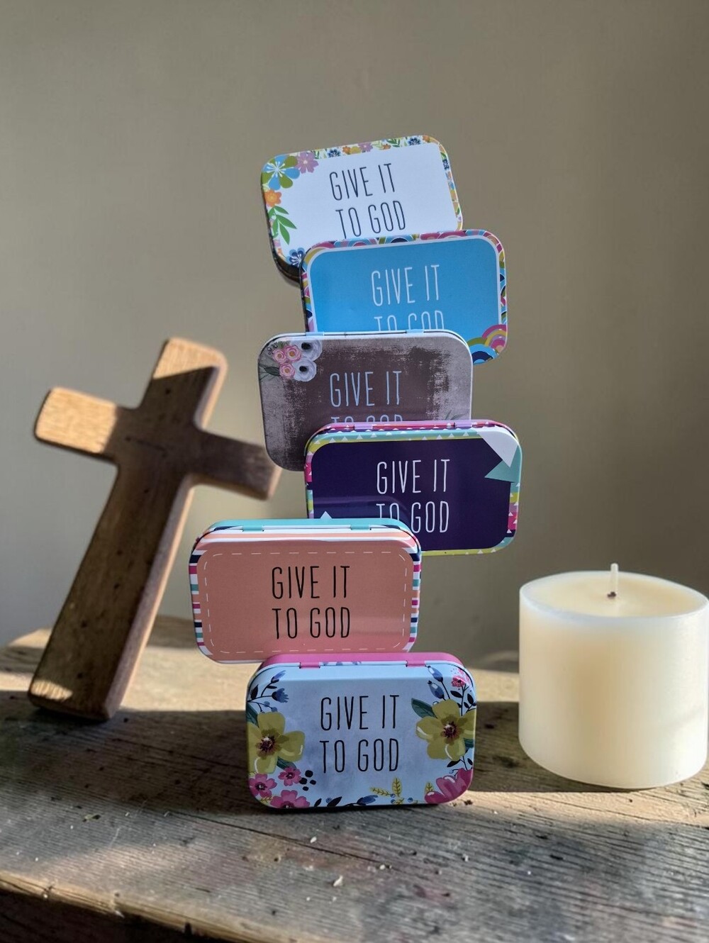 Set of 6 Christian Scripture Prayer Box Tins Faith Gifts Buyer Appreciation